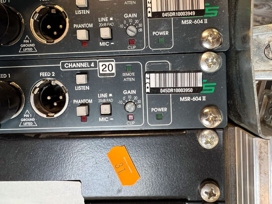 Splitbox m. BSS MSR-602II & MSR-604II 
