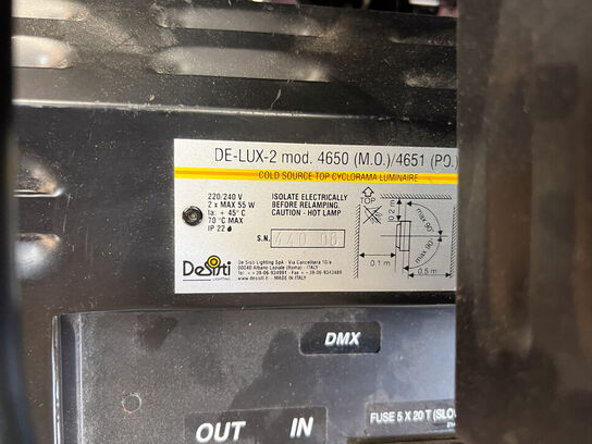 10 stk. DESISTI DE-LUX-2/4  lamper