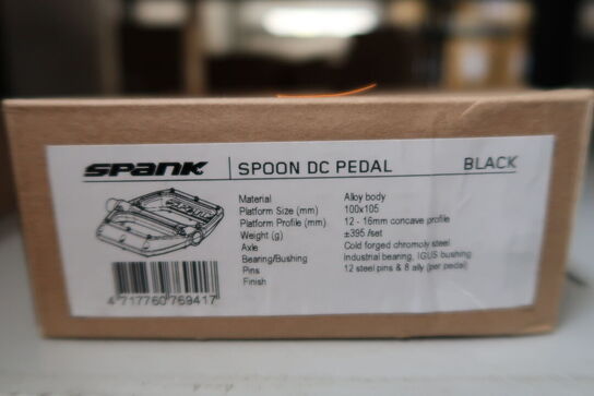 Pedalsæt SPANK Spoon Raw Black