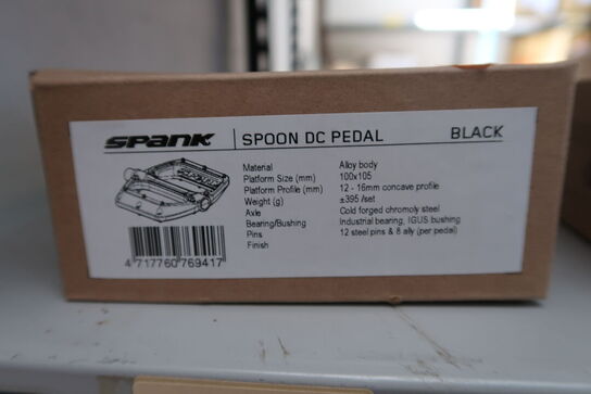Pedalsæt SPANK Spoon Raw Black