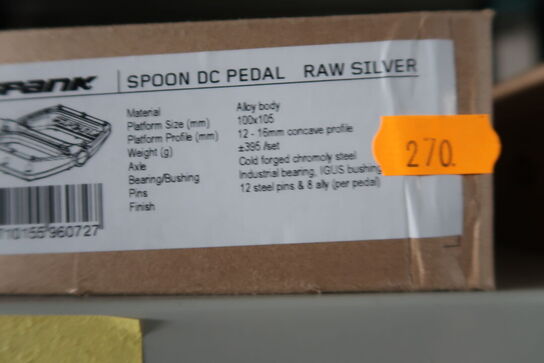 Pedalsæt SPANK Spoon Raw silver