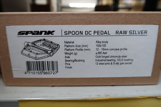 Pedalsæt SPANK Spoon Raw Silver