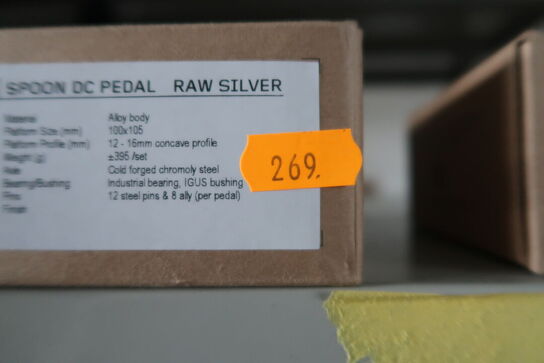 Pedalsæt SPANK Spoon Raw silver