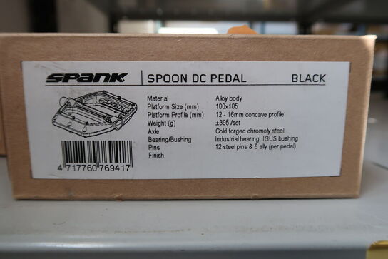 Pedalsæt SPANK Spoon Raw Black