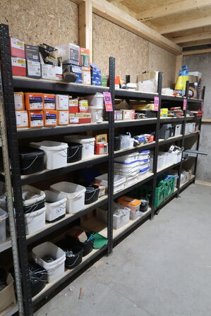 4 stk. Sorte stålreoler 