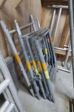 Stort parti stillads 