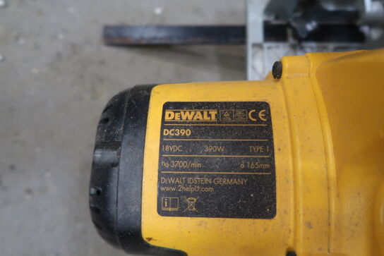 Akku rundsav, Dewalt DC390