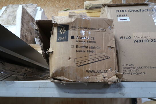 Stort parti kanter, overgangsudftninger, inddækninger m.m