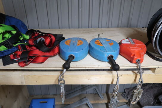 Diverse faldsikringsudstyr 