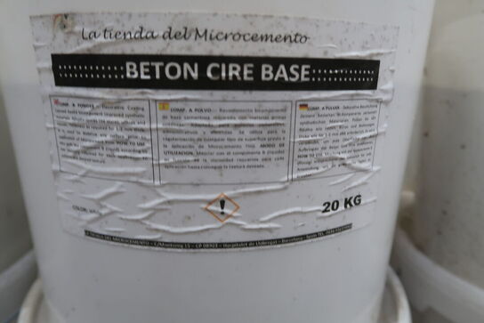 14 spande Beton Cire base 20 kg 