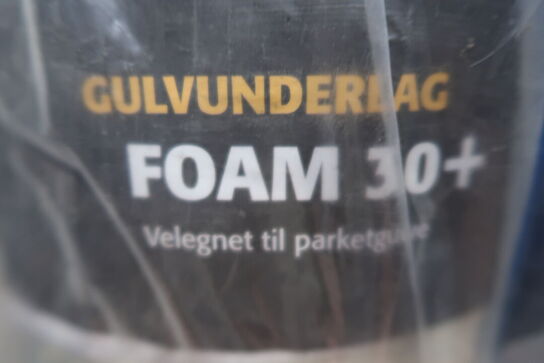 2 ruller Basic gulvunderlag foam 30+ 2mm 1m 25m