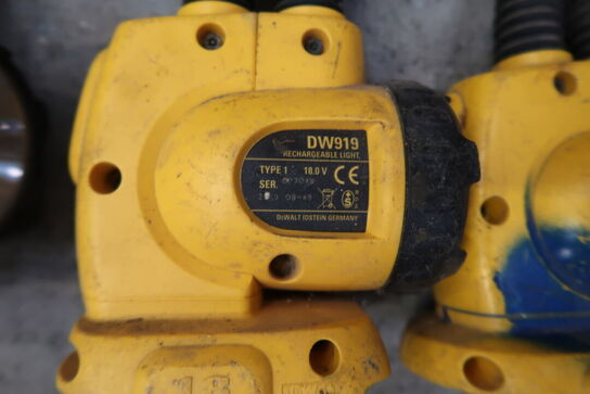 8 stk. DeWalt akku maskiner 