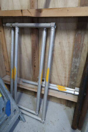 Stort parti stillads 