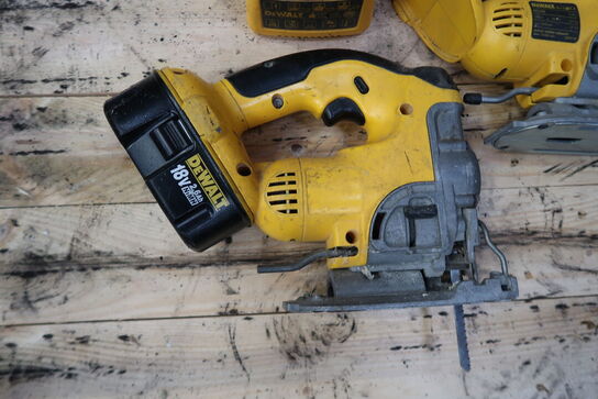 2 stk. Akku DeWalt stiksave 