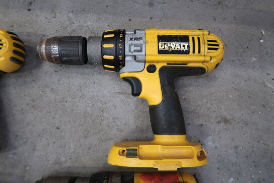 6 stk. DeWalt akku boremaskiner 