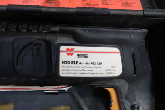 Borehammer, Würth H20 RLE