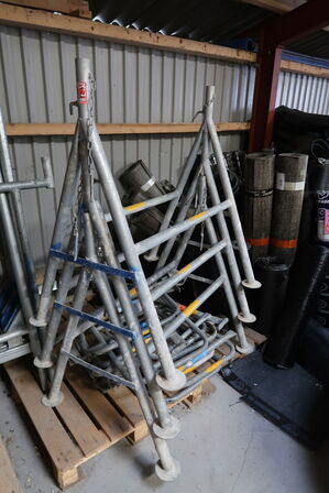 Stort parti stillads 