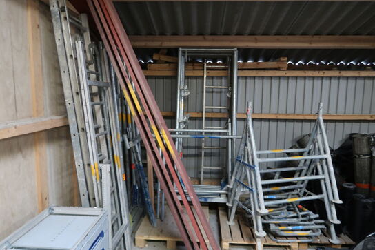 Stort parti stillads 