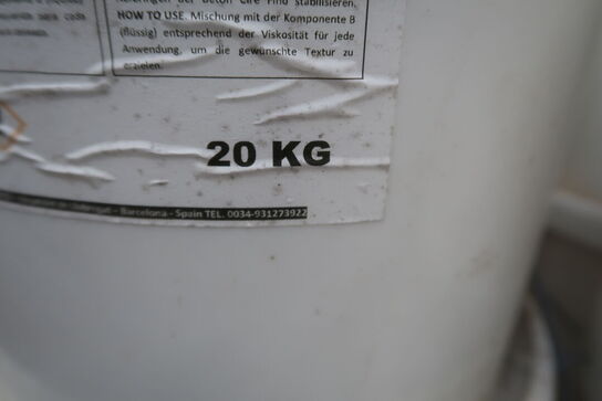 14 spande Beton Cire base 20 kg 
