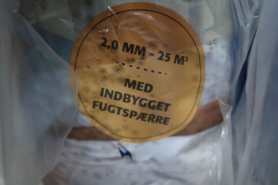 2 ruller Basic gulvunderlag foam 30+ 2mm 1m 25m