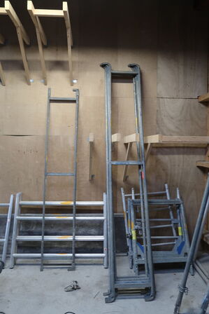 Stort parti stillads 