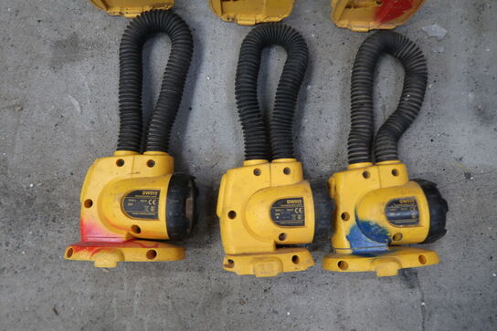 8 stk. DeWalt akku maskiner 