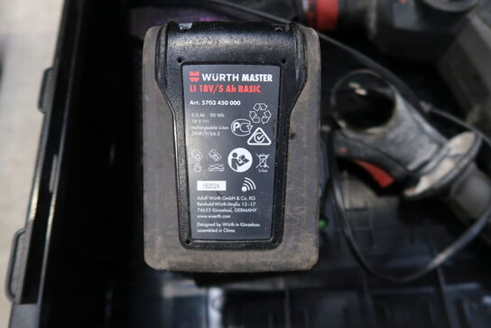 Akku borehammer, Würth ABH 18 COMPACT