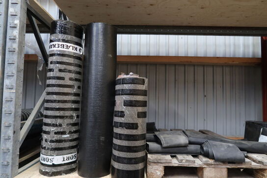 Stort parti tagpapruller i anbrud 