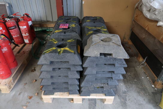 36 stk. Fødder til afspærringscylinder