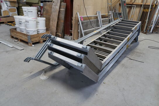 3 stk. stilladstrapper med gelænder 