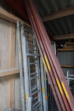 Stort parti stillads 