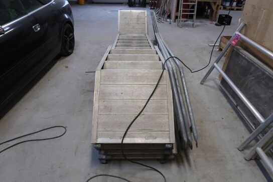 3 stk. stilladstrapper med gelænder 