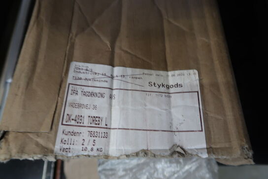 Stort parti kanter, overgangsudftninger, inddækninger m.m