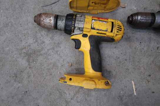 6 stk. DeWalt akku boremaskiner 