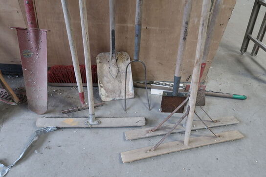 Stort parti redskaber 