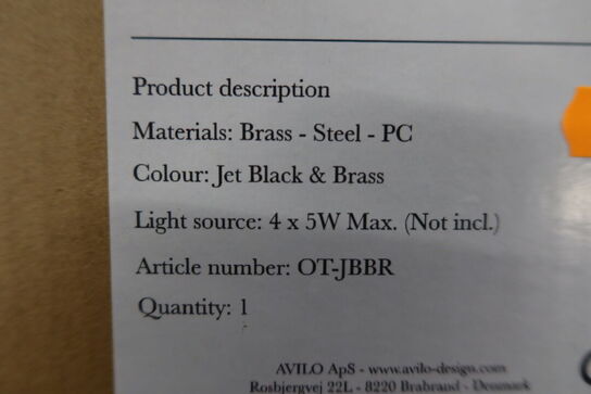 Bordlampe AVILO DESIGN Onism Table Lamp