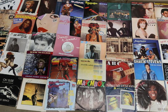 166 stk. Vinyl singler