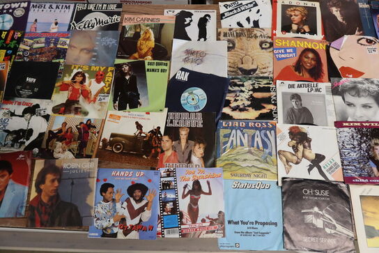 166 stk. Vinyl singler