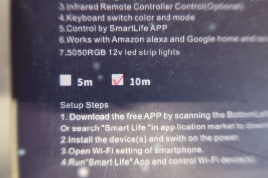 2 stk. 10 m. LED bånd