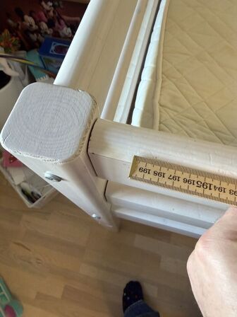 Børneseng med rutsjebane FLEXA