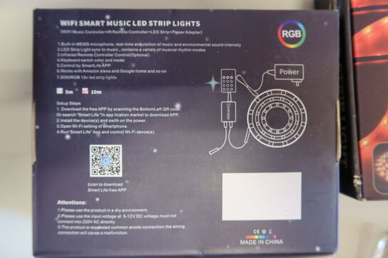 2 stk. 10 m. LED bånd