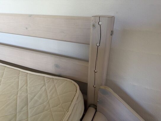 Børneseng med rutsjebane FLEXA