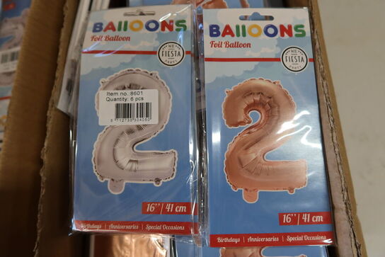 435 stk. Folie balloner "2"