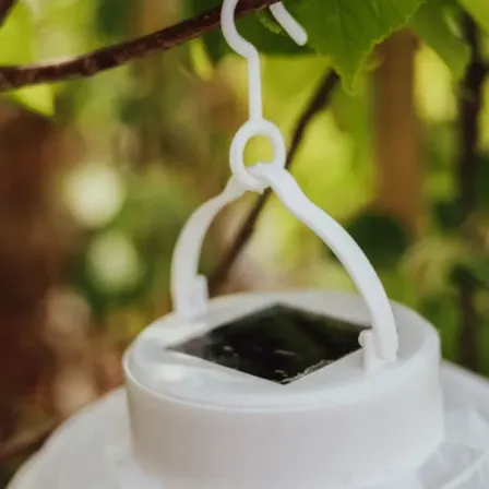 6 stk. lumineo solcelle lanterne kugleformet flammeeffekt 23 cm(ubrugt)