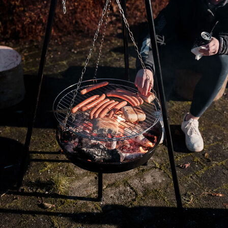 2 stk. bålsted tripod ø49cm(ubrugt)