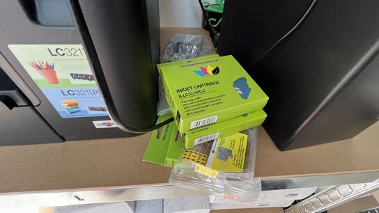 Inkjet Printer BROTHER MFC - J5330DW + Makulator + Printerpatroner