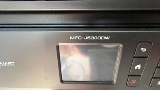 Inkjet Printer BROTHER MFC - J5330DW + Makulator + Printerpatroner