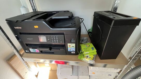 Inkjet Printer BROTHER MFC - J5330DW + Makulator + Printerpatroner