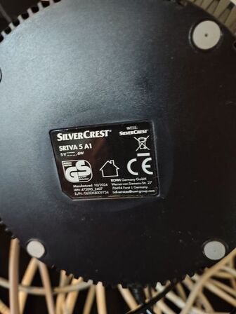 Bordventilator SILVER CREST