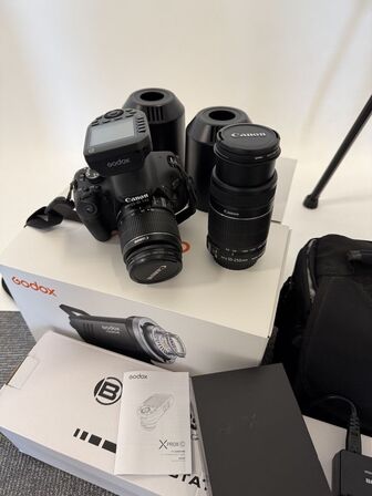 Komplet fotostudio alt følger med